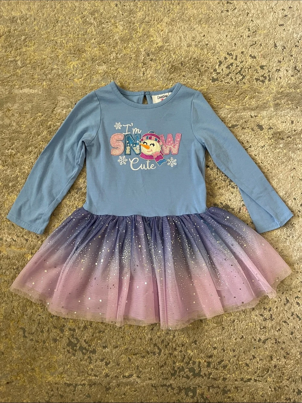 4T snowman dress